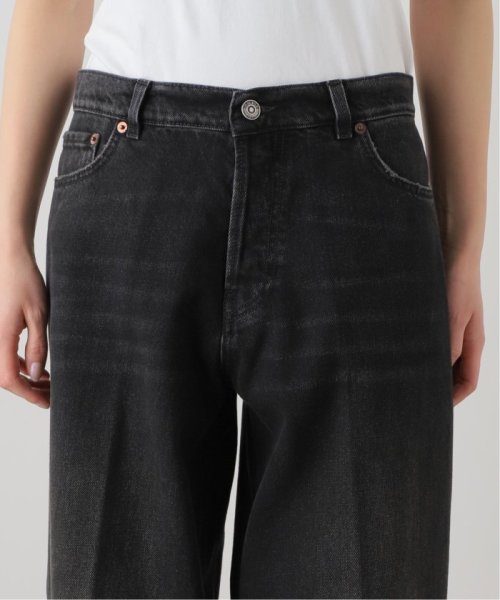 《追加予約2》【HAIKURE/ハイクル】BETHANY MID BLACK asian fit：デニム HAIKURE/ハイクル