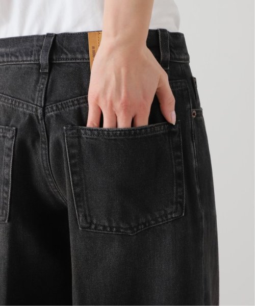 《追加予約2》【HAIKURE/ハイクル】BETHANY MID BLACK asian fit：デニム HAIKURE/ハイクル