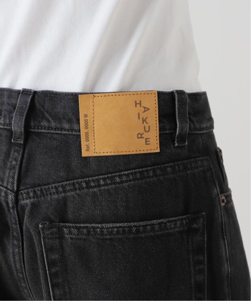 《追加予約2》【HAIKURE/ハイクル】BETHANY MID BLACK asian fit：デニム HAIKURE/ハイクル