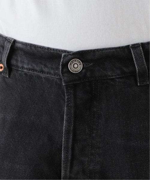 《追加予約2》【HAIKURE/ハイクル】BETHANY MID BLACK asian fit：デニム HAIKURE/ハイクル