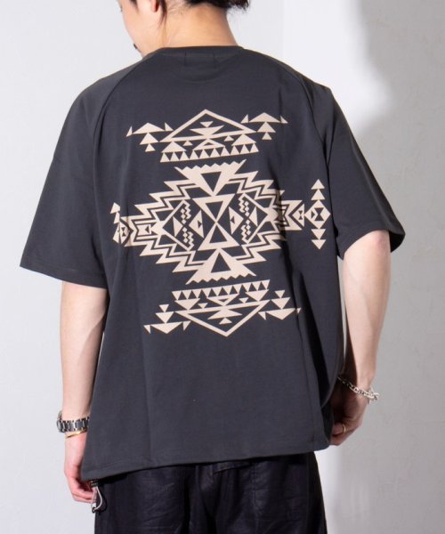 GLOSTER(GLOSTER)/【PENDLETON/ペンドルトン】バックプリント ラグランTシャツ ドロスト/img05