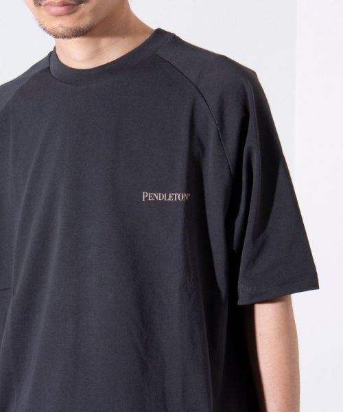 GLOSTER(GLOSTER)/【PENDLETON/ペンドルトン】バックプリント ラグランTシャツ ドロスト/img07