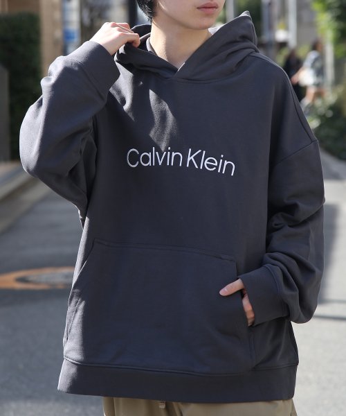 Calvin Klein(カルバンクライン)/【Calvin Klein / カルバンクライン】cKロゴスウェットフーディパーカー 40HM231/img01