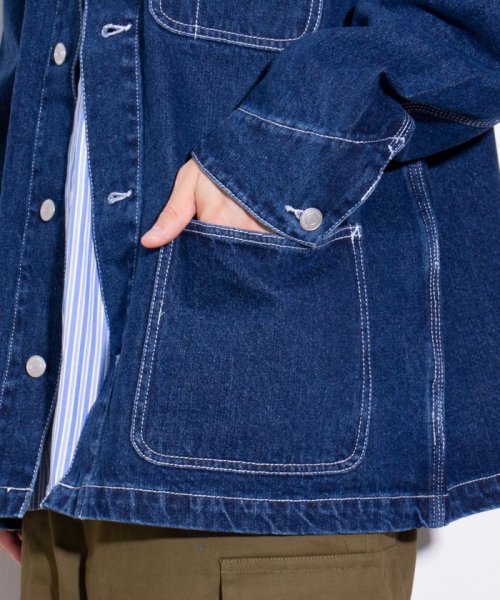 【限定展開】【GLOSTER/グロスター】デニムカバーオール ベーシック GLOSTER/グロスター 限定展開 デニムカバーオール