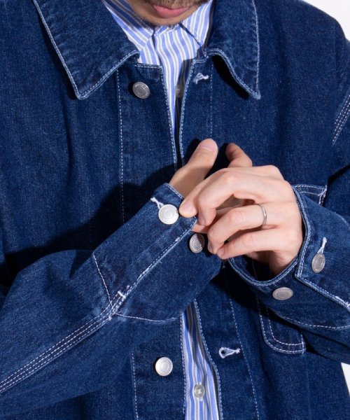 【限定展開】【GLOSTER/グロスター】デニムカバーオール ベーシック GLOSTER/グロスター 限定展開 デニムカバーオール