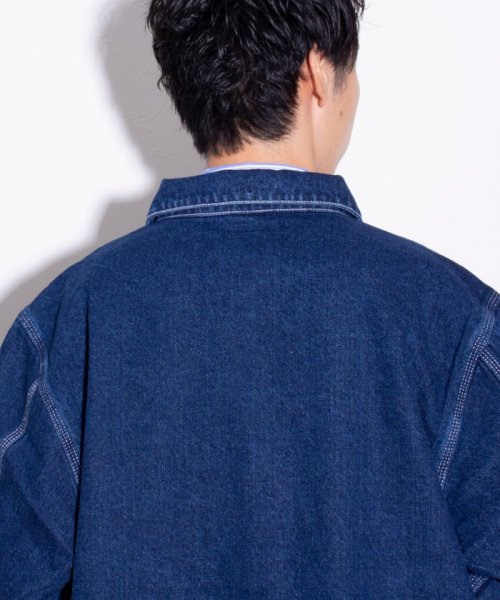 【限定展開】【GLOSTER/グロスター】デニムカバーオール ベーシック GLOSTER/グロスター 限定展開 デニムカバーオール