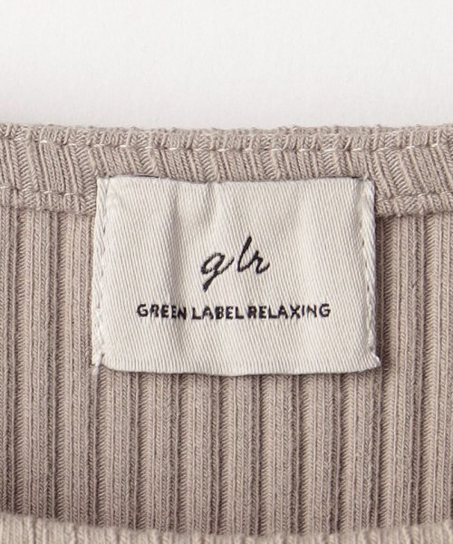 green label relaxing(グリーンレーベルリラクシング)/リブ ボリュームスリーブドッキング プルオーバー カットソー/img14