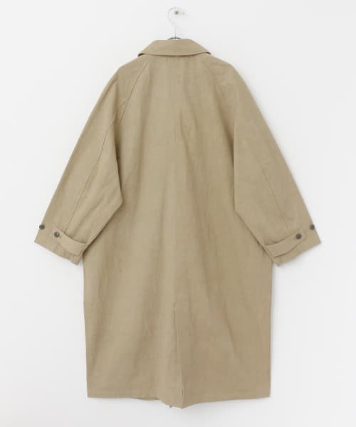 ステンカラーラグランビッグコート 