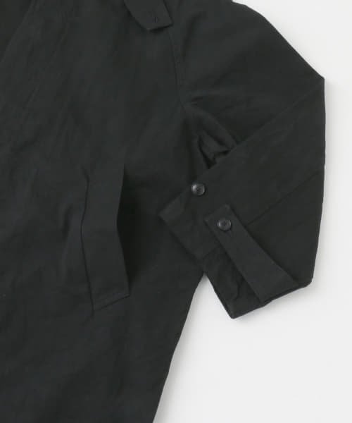 ステンカラーラグランビッグコート 