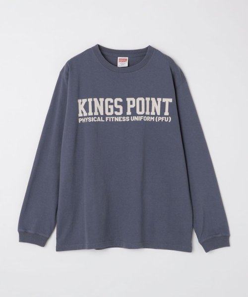 SHIPS MEN(シップス　メン)/KINGS POINT: ロゴ プリント 長袖 Tシャツ/img26