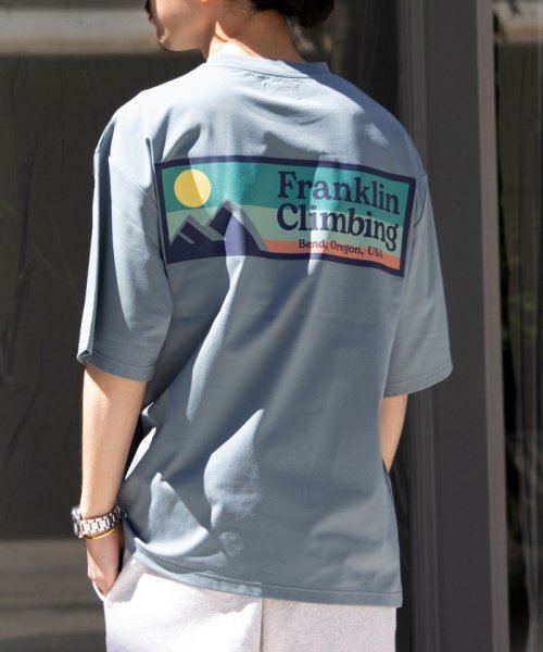 GLOSTER(GLOSTER)/【限定展開】【Franklin Climbing/フランクリンクライミング】バックプリント 半袖Tシャツ/img22