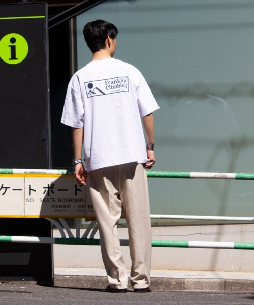 GLOSTER(GLOSTER)/【限定展開】【Franklin Climbing/フランクリンクライミング】グラフィック バックプリント 半袖Tシャツ/img02