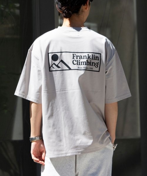 GLOSTER(GLOSTER)/【限定展開】【Franklin Climbing/フランクリンクライミング】グラフィック バックプリント 半袖Tシャツ/img13