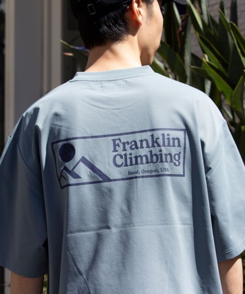 GLOSTER(GLOSTER)/【限定展開】【Franklin Climbing/フランクリンクライミング】グラフィック バックプリント 半袖Tシャツ/img25