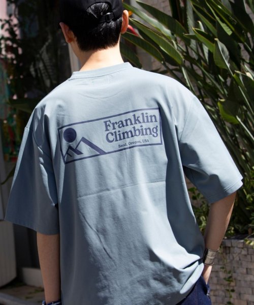 GLOSTER(GLOSTER)/【限定展開】【Franklin Climbing/フランクリンクライミング】グラフィック バックプリント 半袖Tシャツ/img26