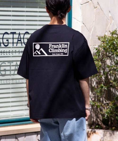 GLOSTER(GLOSTER)/【限定展開】【Franklin Climbing/フランクリンクライミング】グラフィック バックプリント 半袖Tシャツ/img32