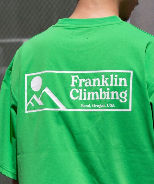 GLOSTER(GLOSTER)/【限定展開】【Franklin Climbing/フランクリンクライミング】グラフィック バックプリント 半袖Tシャツ/img60