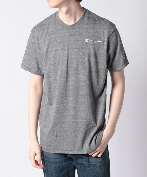 CHAMPION(チャンピオン)/【Champion/チャンピオン】Tシャツ 半袖 ワンポイント ロゴ 無地 カットソー クルーネック ミディアム丈 刺繍 アウトドア T85332－586IKA/img07