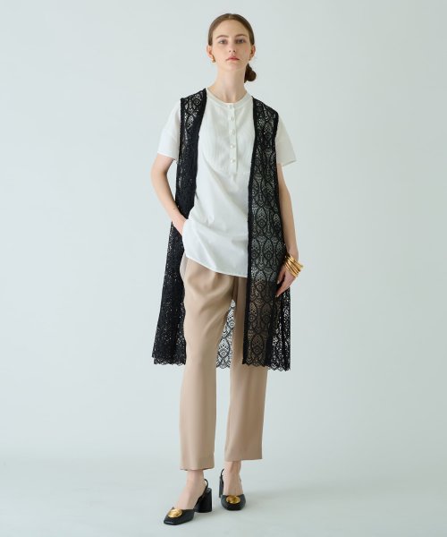 Leilian PLUS HOUSE(レリアンプラスハウス)/テーパードロングパンツ【Leilian WHITE LABEL】/img13