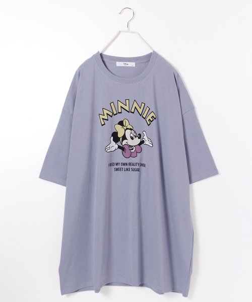 DISNEY(DISNEY)/【DISNEY/ディズニー】天竺7分袖BIGＴシャツ ミッキーマウス・ミニーマウス・ドナルドダッグ・デイジーダッグ/img25