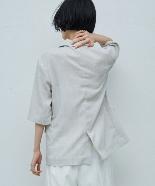 ハーフスリーブシングルジャケット 