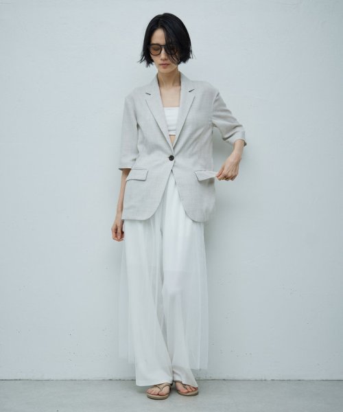 ハーフスリーブシングルジャケット 