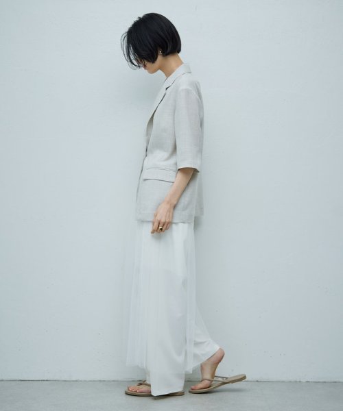 ハーフスリーブシングルジャケット 