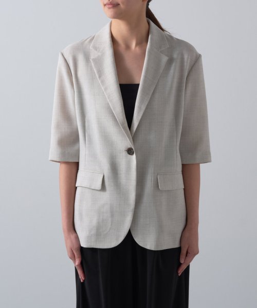 ハーフスリーブシングルジャケット 