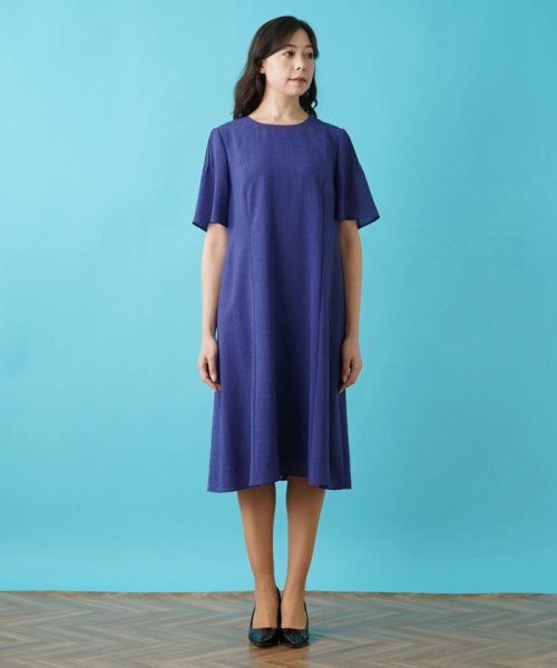 半そでフレアワンピース【プラス企画】 