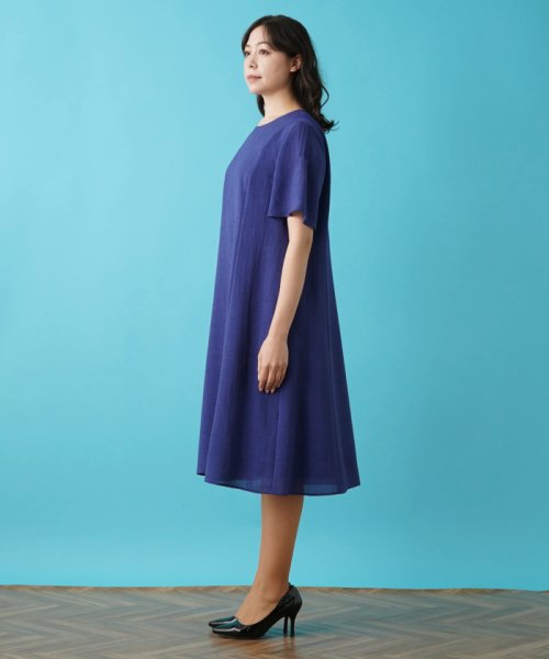 半そでフレアワンピース【プラス企画】 