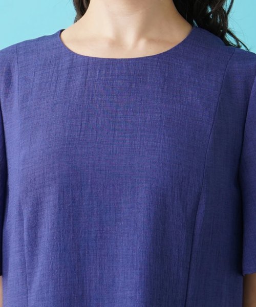 半そでフレアワンピース【プラス企画】 