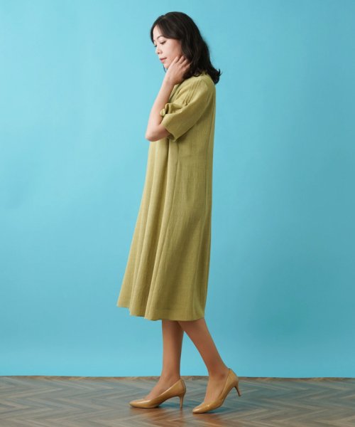 半そでフレアワンピース【プラス企画】 