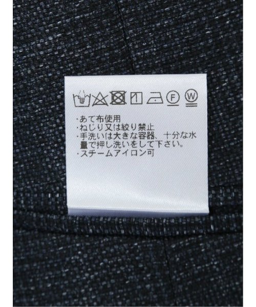 TAKA-Q(タカキュー)/TechLinen スリムフィット ジレベスト チェック紺(セットアップ可能) メンズ ブルゾン ライトアウター コート ビジネス カジュアル アウター 通勤 /img12