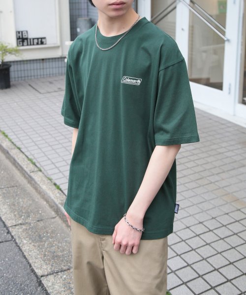 Coleman(Coleman)/◎SETUP7別注商品◎【Coleman / コールマン】ワンポイント Tシャツ ユニセックス 半袖 ロゴ クルーネック/img23