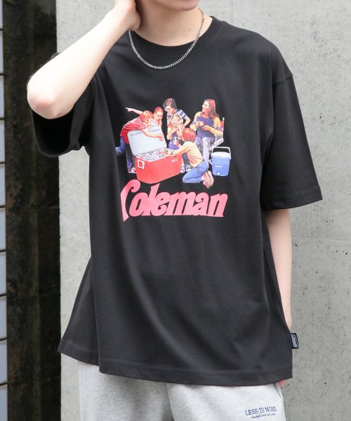 Coleman(Coleman)/◎SETUP7別注商品◎【Coleman / コールマン】プリントTシャツ ユニセックス 半袖 クルーネック レトロ グラフィック/img01