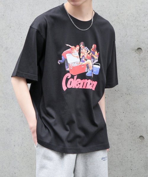 Coleman(Coleman)/◎SETUP7別注商品◎【Coleman / コールマン】プリントTシャツ ユニセックス 半袖 クルーネック レトロ グラフィック/img02