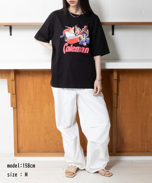 Coleman(Coleman)/◎SETUP7別注商品◎【Coleman / コールマン】プリントTシャツ ユニセックス 半袖 クルーネック レトロ グラフィック/img07