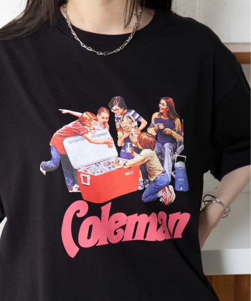 Coleman(Coleman)/◎SETUP7別注商品◎【Coleman / コールマン】プリントTシャツ ユニセックス 半袖 クルーネック レトロ グラフィック/img09