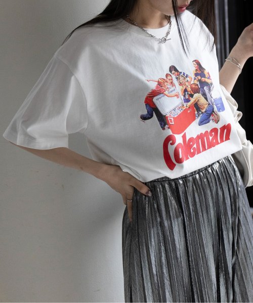 Coleman(Coleman)/◎SETUP7別注商品◎【Coleman / コールマン】プリントTシャツ ユニセックス 半袖 クルーネック レトロ グラフィック/img17