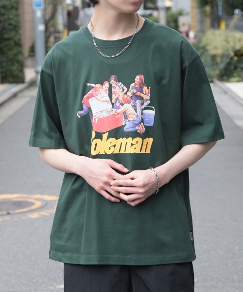 Coleman(Coleman)/◎SETUP7別注商品◎【Coleman / コールマン】プリントTシャツ ユニセックス 半袖 クルーネック レトロ グラフィック/img25