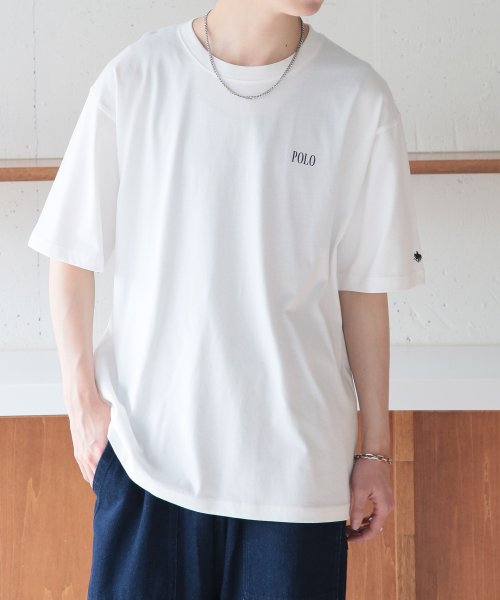 POLO BCS(ポロ　ビーシーエス)/◎SETUP7別注商品◎【POLO BCS / ポロ ビーシーエス】Mini POLO oversize print Tee Tシャツ 半袖 ワンポイント ロゴ/img39