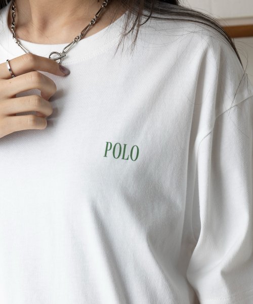 POLO BCS(ポロ　ビーシーエス)/◎SETUP7別注商品◎【POLO BCS / ポロ ビーシーエス】Mini POLO oversize print Tee Tシャツ 半袖 ワンポイント ロゴ/img50