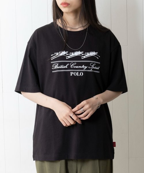 POLO BCS(ポロ　ビーシーエス)/◎SETUP7別注商品◎【POLO BCS / ポロ ビーシーエス】Boat oversize print Tee プリントTシャツ ユニセックス 半袖/img01