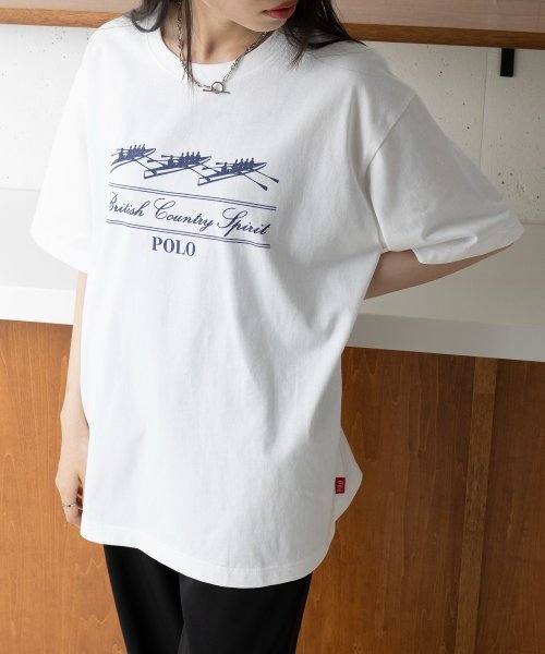 POLO BCS(ポロ　ビーシーエス)/◎SETUP7別注商品◎【POLO BCS / ポロ ビーシーエス】Boat oversize print Tee プリントT Tシャツ ユニセックス 半袖/img11