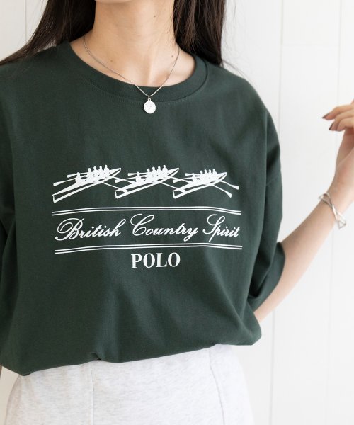 POLO BCS(ポロ　ビーシーエス)/◎SETUP7別注商品◎【POLO BCS / ポロ ビーシーエス】Boat oversize print Tee プリントTシャツ ユニセックス 半袖/img21