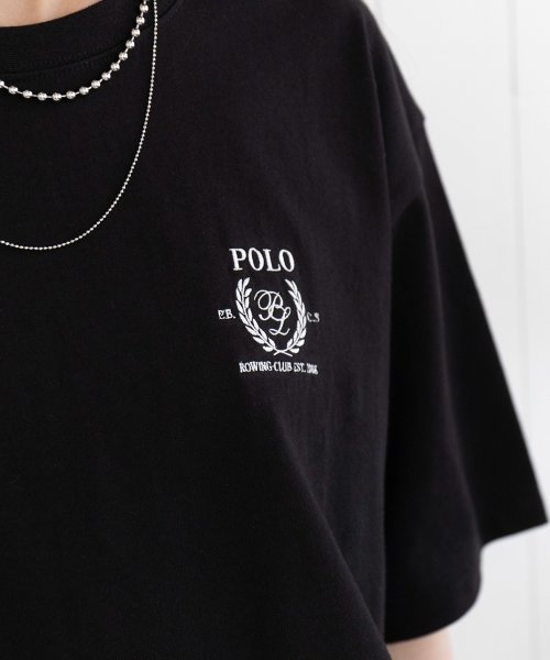 POLO BCS(ポロ　ビーシーエス)/◎SETUP7別注商品◎【POLO BCS / ポロ ビーシーエス】Laurel oversize print Tee プリントT Tシャツ ユニセックス 半袖/img07