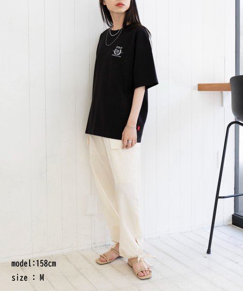 POLO BCS(ポロ　ビーシーエス)/◎SETUP7別注商品◎【POLO BCS / ポロ ビーシーエス】Laurel oversize print Tee プリントTシャツ ユニセックス 半袖/img10