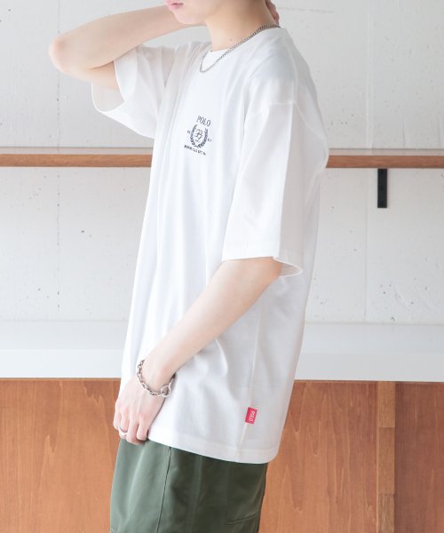 POLO BCS(ポロ　ビーシーエス)/◎SETUP7別注商品◎【POLO BCS / ポロ ビーシーエス】Laurel oversize print Tee プリントTシャツ ユニセックス 半袖/img16