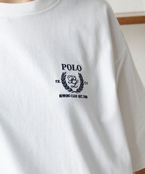 POLO BCS(ポロ　ビーシーエス)/◎SETUP7別注商品◎【POLO BCS / ポロ ビーシーエス】Laurel oversize print Tee プリントTシャツ ユニセックス 半袖/img20