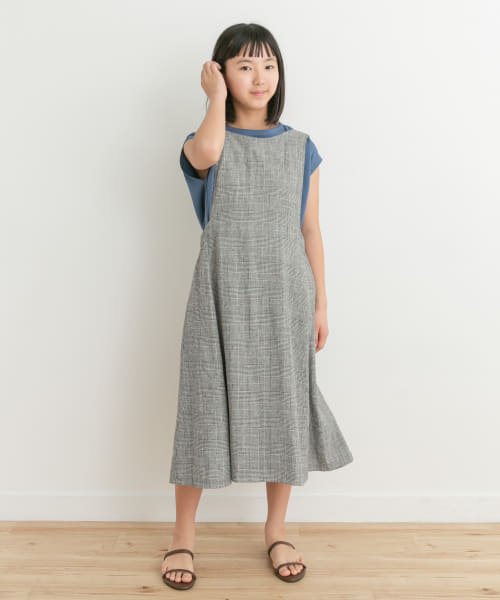 URBAN RESEARCH DOORS（Kids）(アーバンリサーチドアーズ（キッズ）)/『WEB/一部店舗限定』『親子リンク』リネンレーヨンジャンパースカート(KIDS)/img09